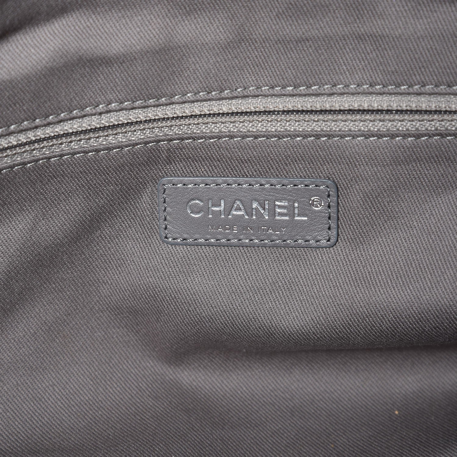 Chanel Canvas Small Double Face Tote Gray 6 of 8