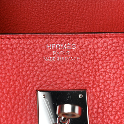 Hermes Taurillon Clemence Birkin 35 Bougainvillea 5 of 9