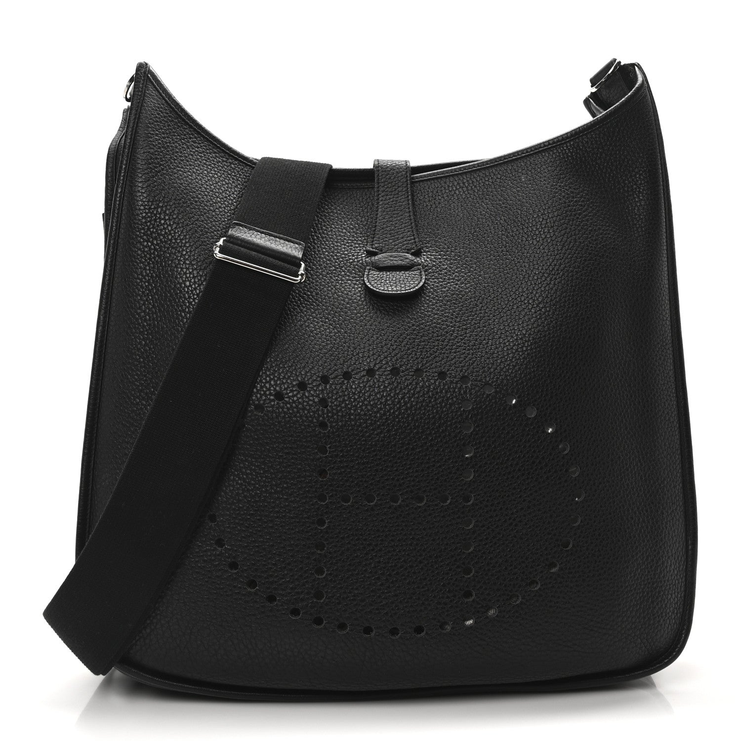 Hermes Taurillon Clemence Evelyne III GM Black 1 of 10