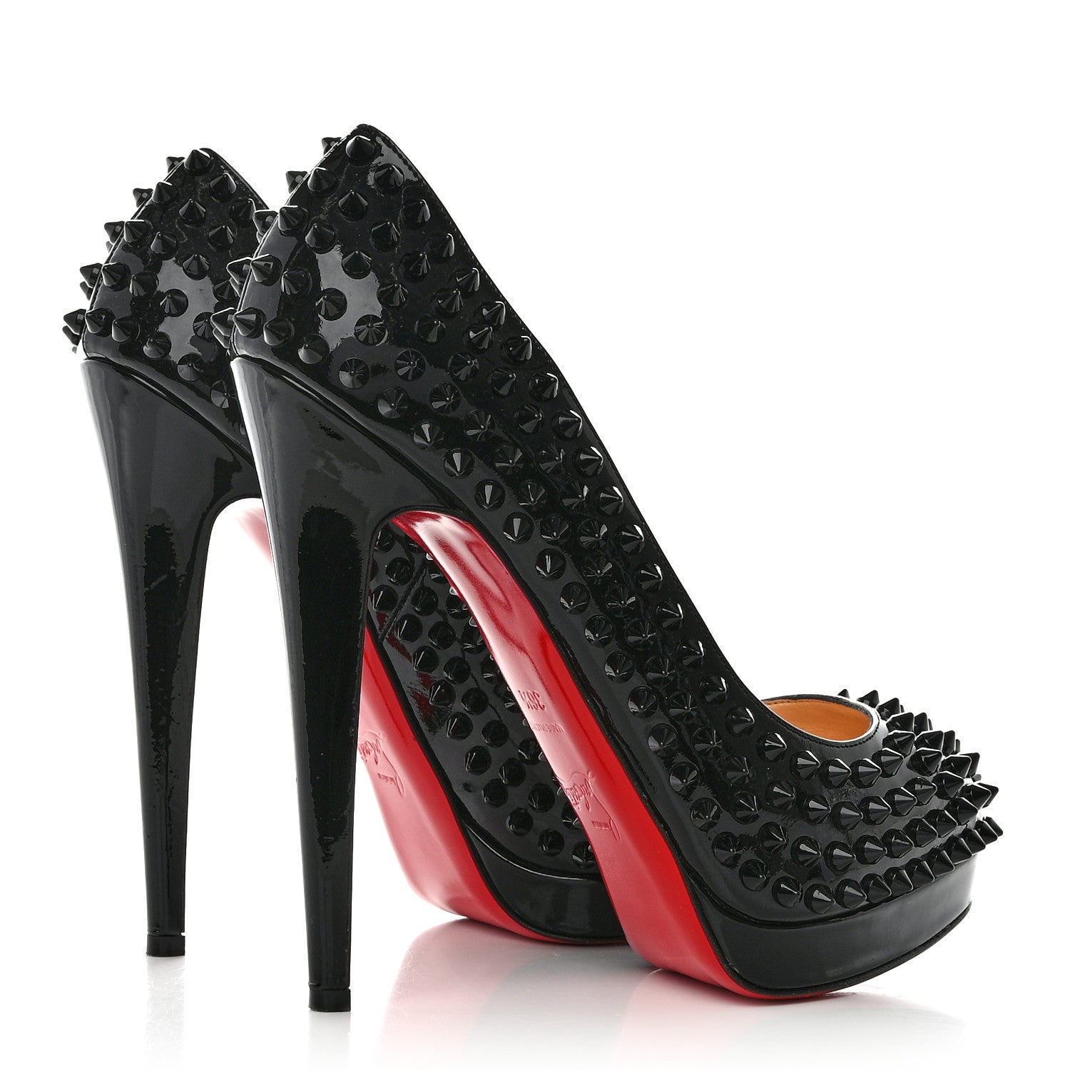 Christian Louboutin Patent Alti Spikes 160 Pumps 36.5 Black 4 of 8