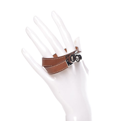 Hermes Barenia Kelly Double Tour Bracelet S Fauve 2 of 9