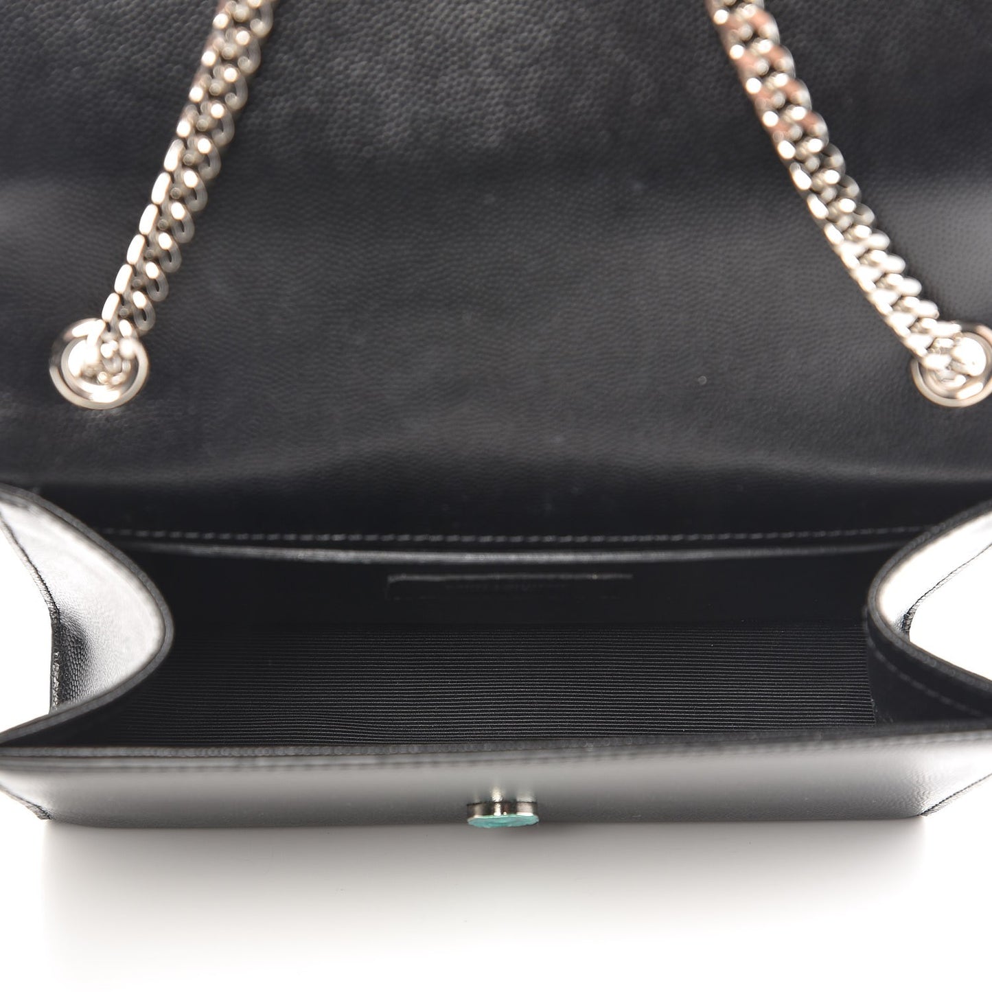 Grain De Poudre Small Monogram Kate Satchel Black