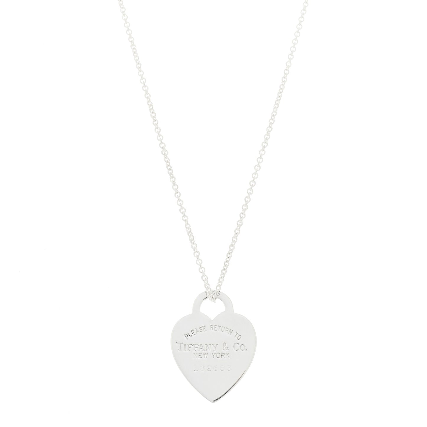 Sterling Silver Return to Tiffany Heart Pendant Necklace