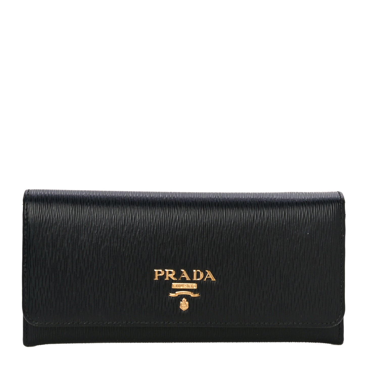 Vitello Move Bi-Color Continental Flap Travel Wallet Black Lacca
