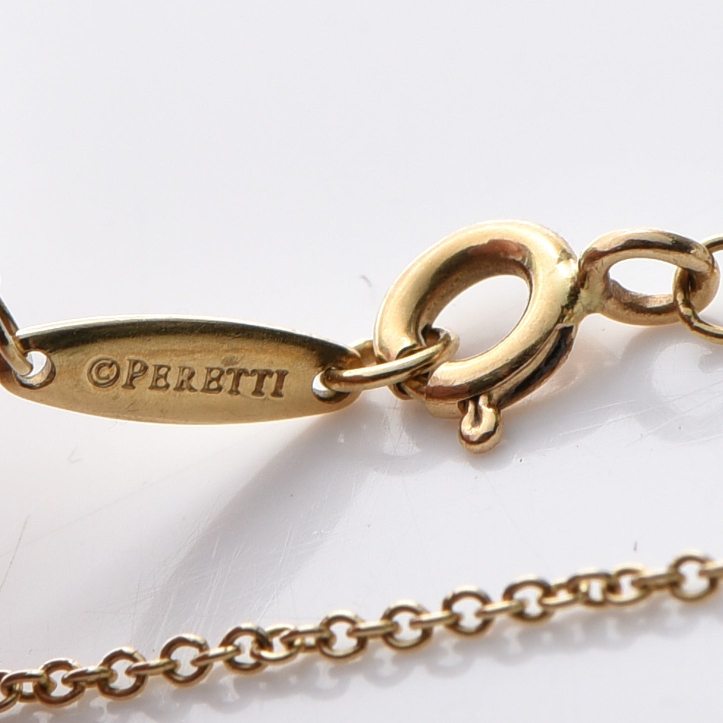 18K Yellow Gold Diamond .03ct Elsa Peretti Diamonds by the Yard Bracelet