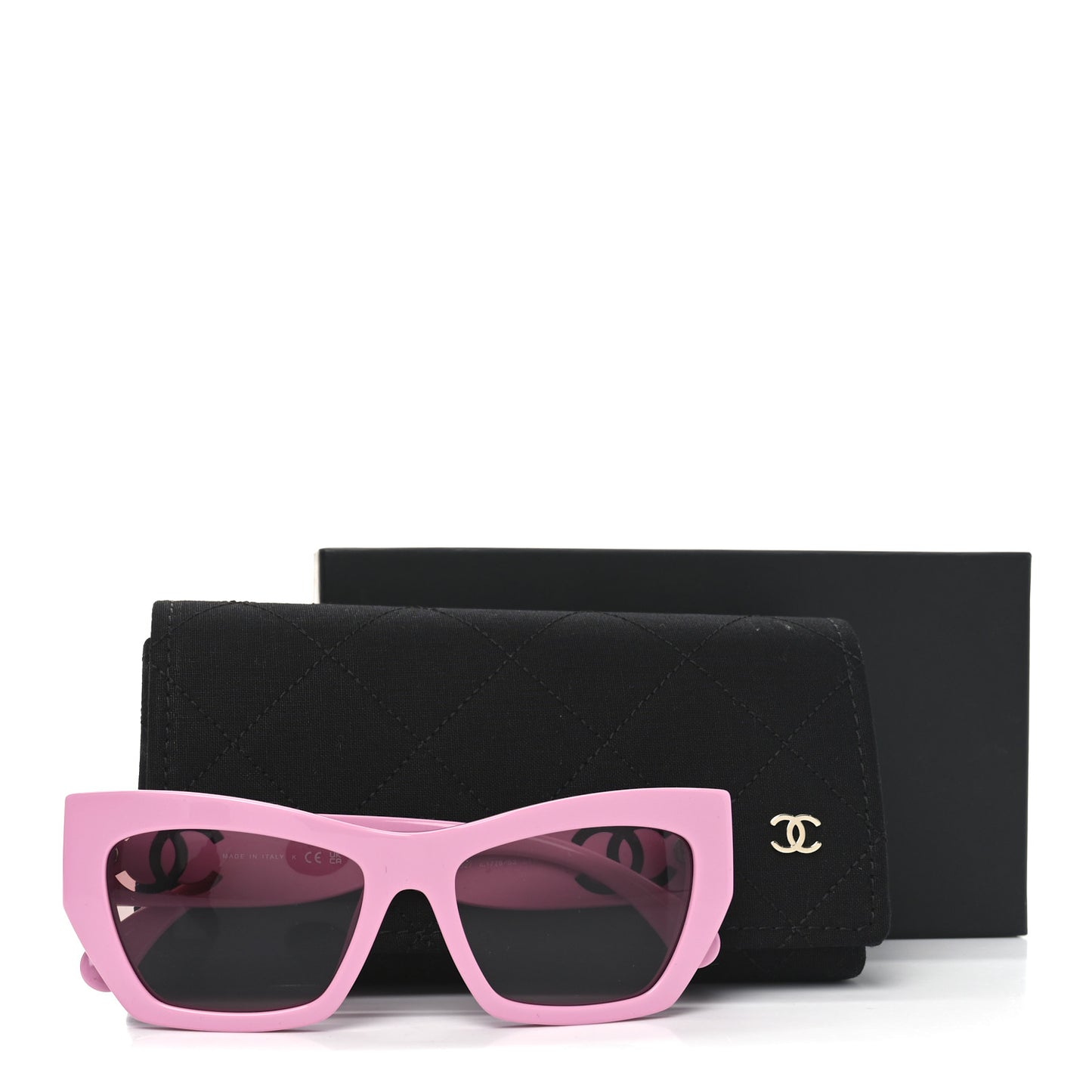 Acetate Cat Eye Sunglasses 5527 Pink