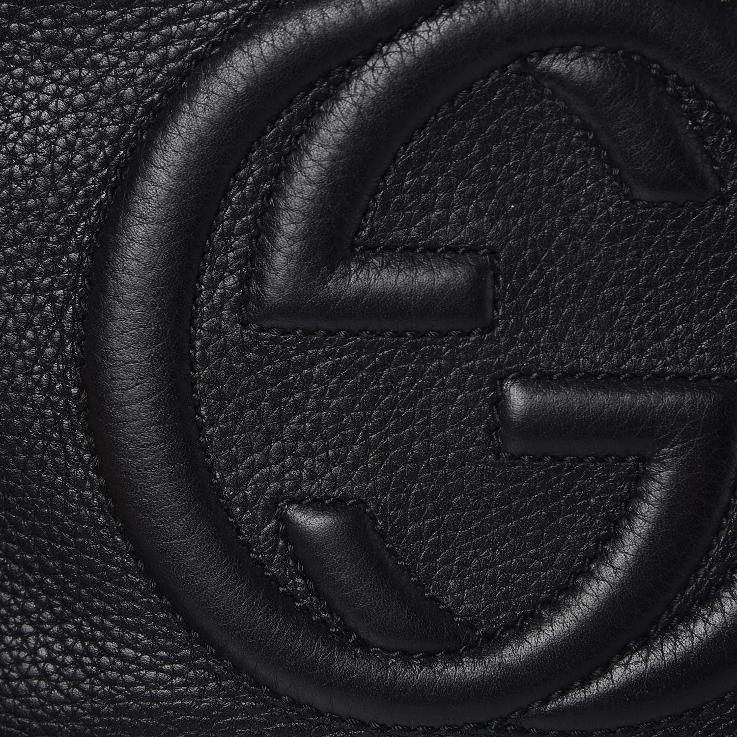 Gucci Pebbled Calfskin Small Soho Disco Bag Black 11 of 14