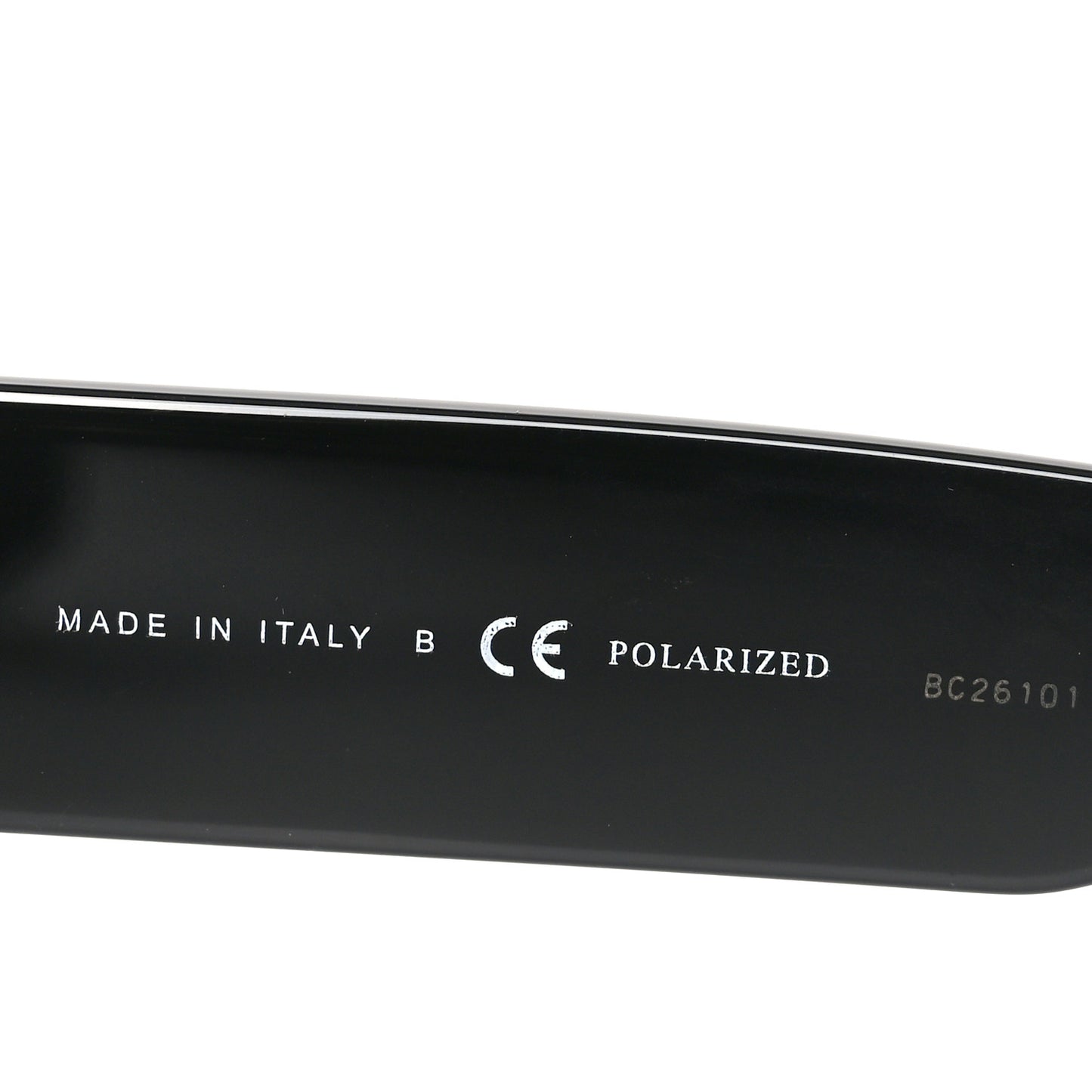 Acetate Strass Polarized Sunglasses 5432-B-A Black