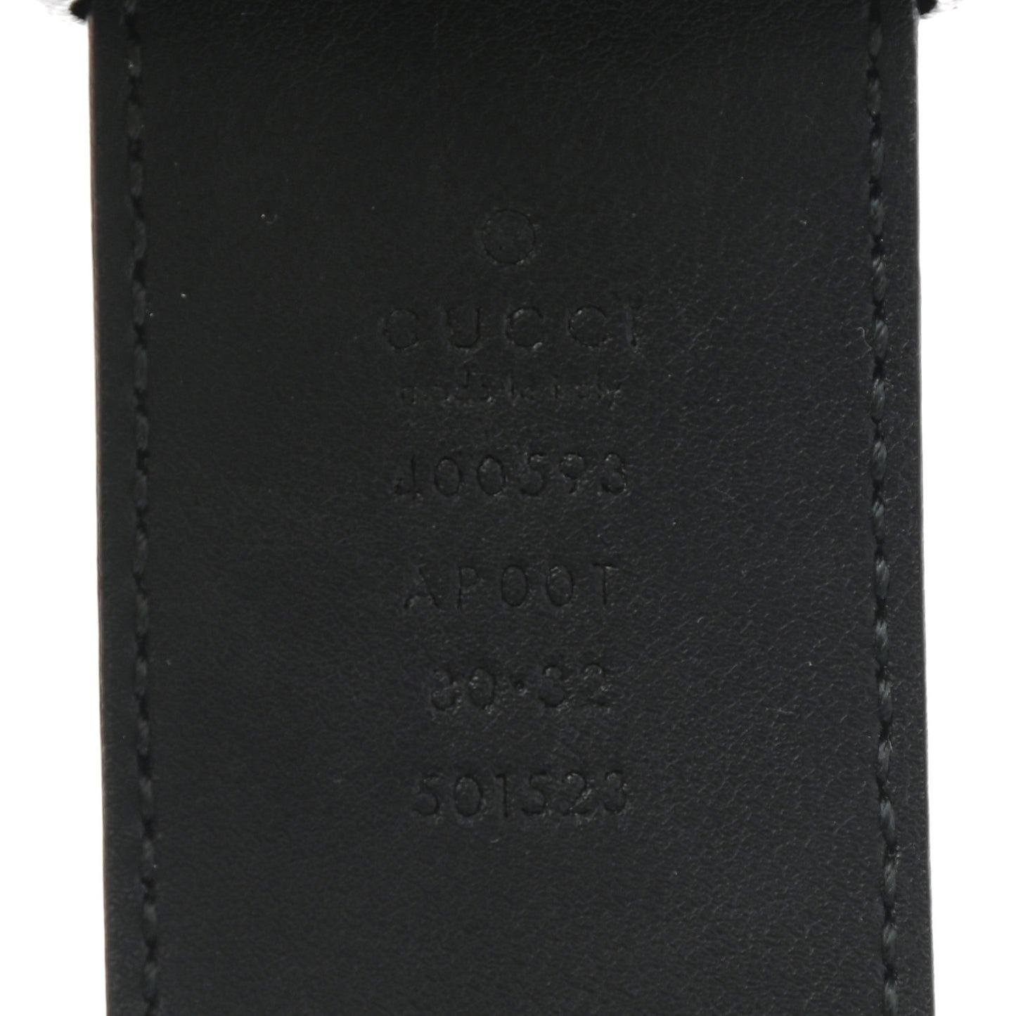 Calfskin Double G 40mm Belt 80 32 Black