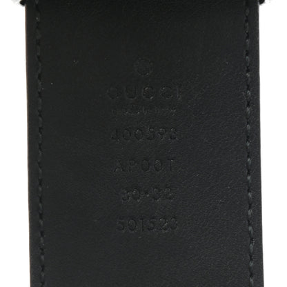 Gucci Calfskin Double G 40mm Belt 80 32 Black 3 of 4