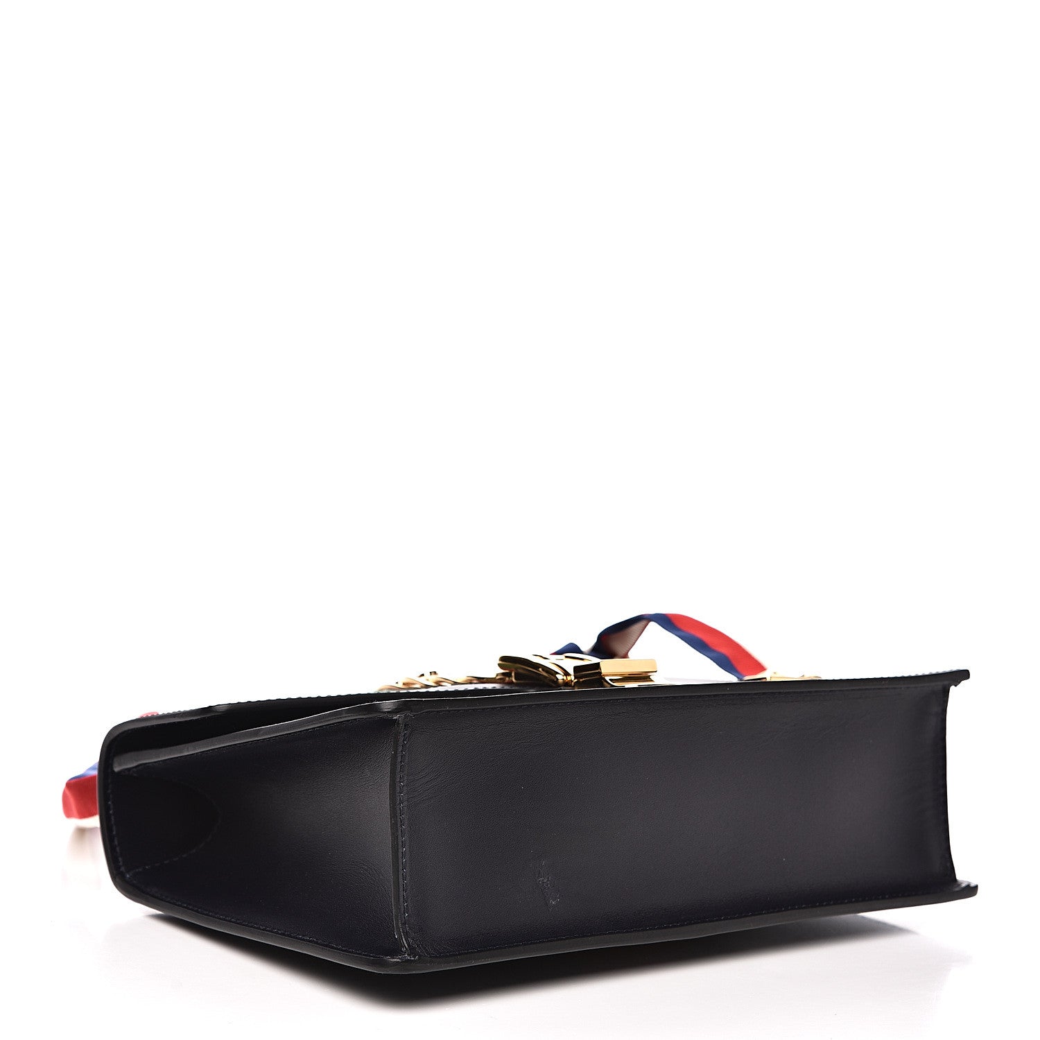 Gucci Calfskin Small Sylvie Shoulder Bag Black 3 of 12