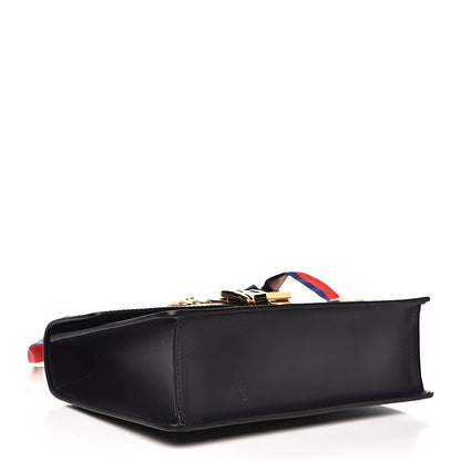 Gucci Calfskin Small Sylvie Shoulder Bag Black 3 of 12