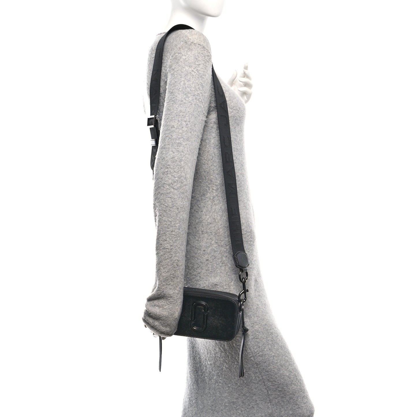 Saffiano Snapshot Camera Bag Black