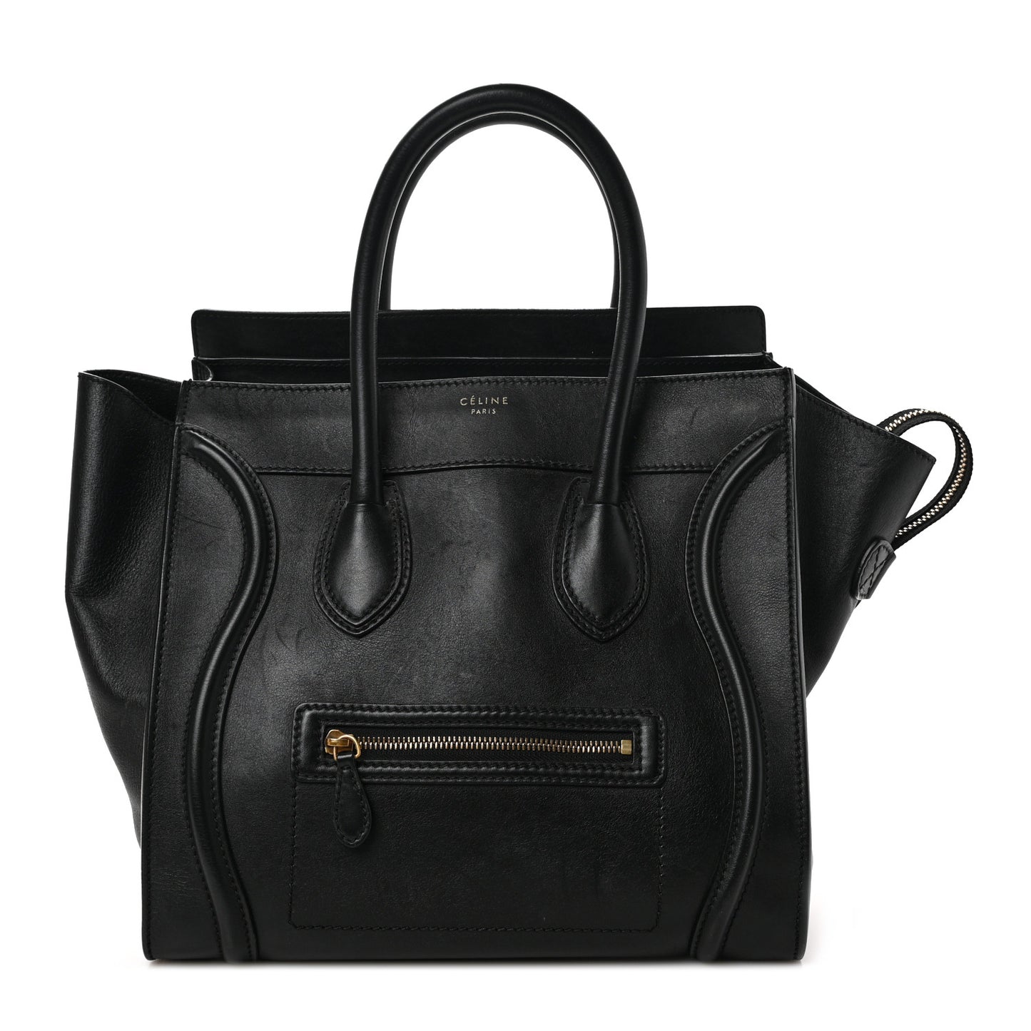 Smooth Calfskin Mini Luggage Black