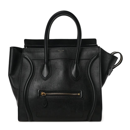 Celine Smooth Calfskin Mini Luggage Black 1 of 9