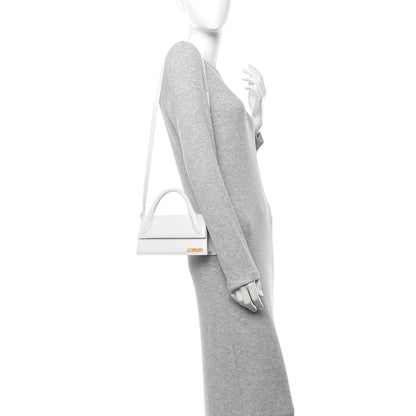 Jacquemus Smooth Calfskin Le Chiquito Long White 2 of 9