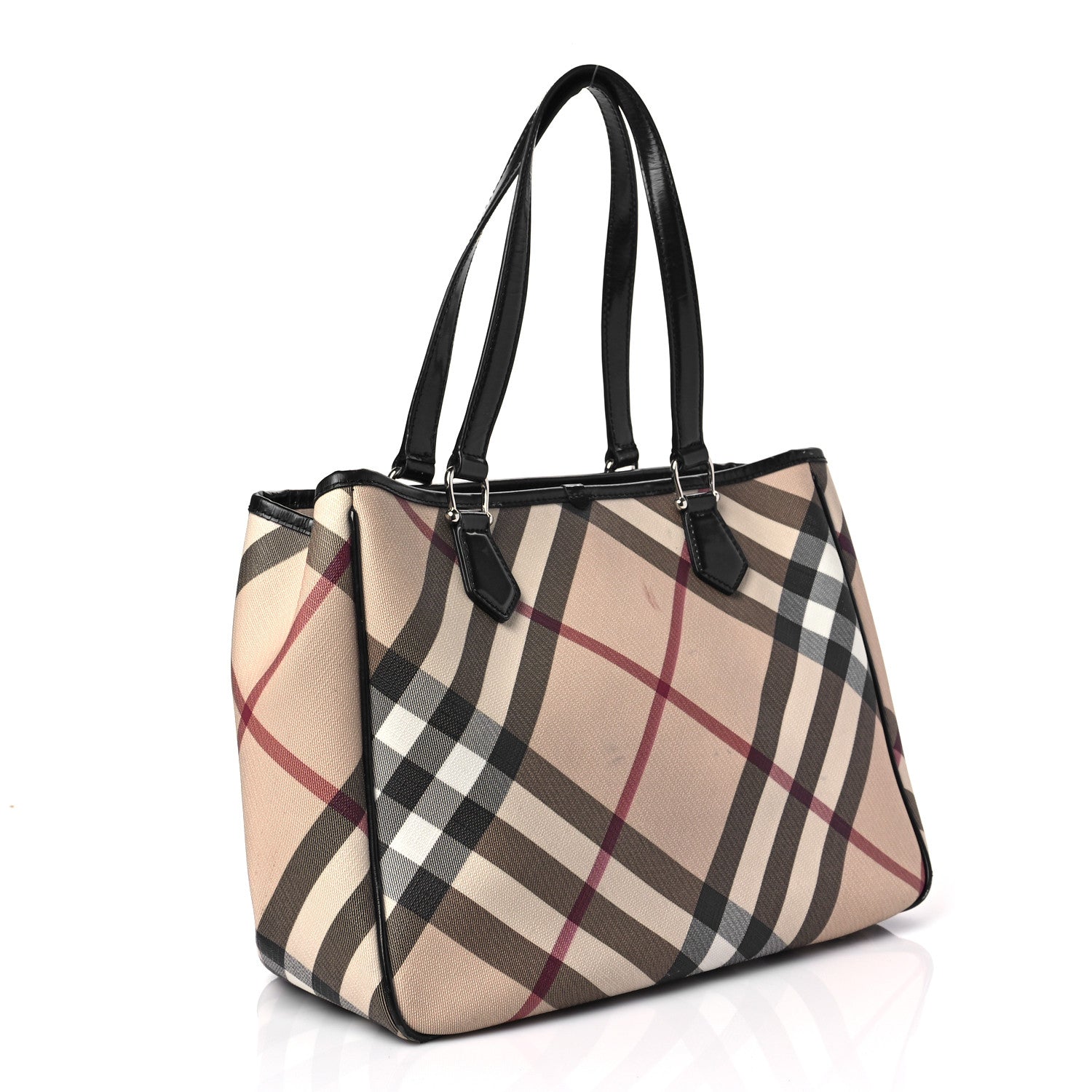 Burberry Supernova Check Tote Black 3 of 10