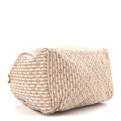 Louis Vuitton Mini Lin Croisette Speedy 30 Rouge 4 of 14