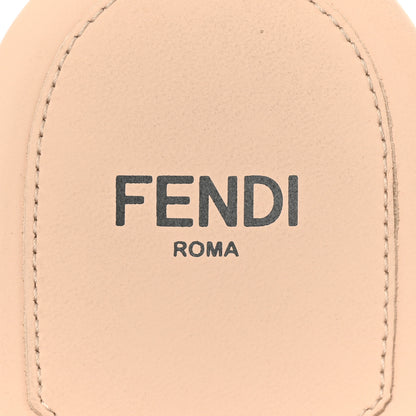 Fendi Vitello Cuoio Baguette Flat Slide Sandals 40 Poudre 7 of 13