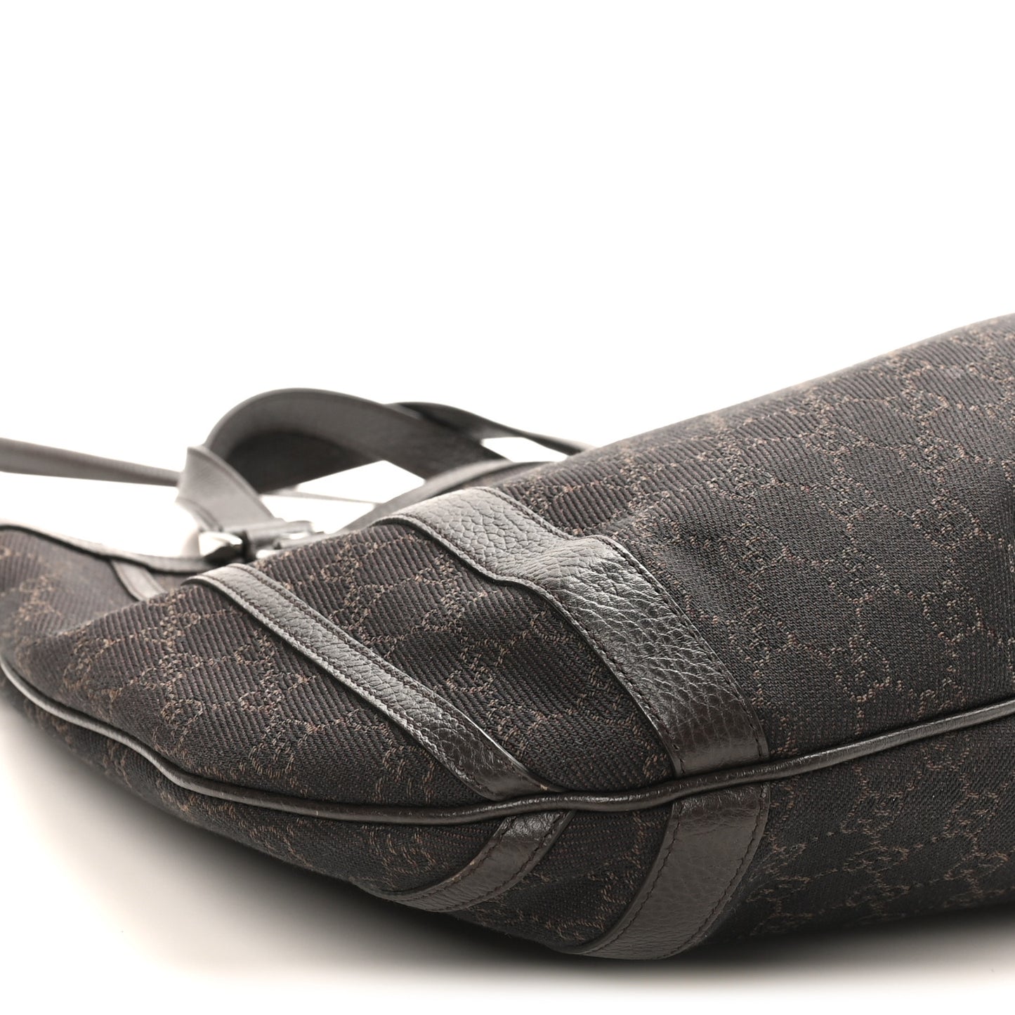 Monogram Medium Abbey Convertible Tote Dark Brown