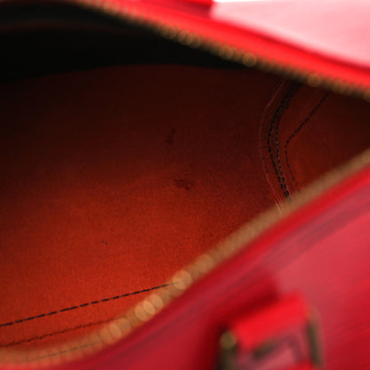 Louis Vuitton Epi Speedy 25 Castillan Red 9 of 10