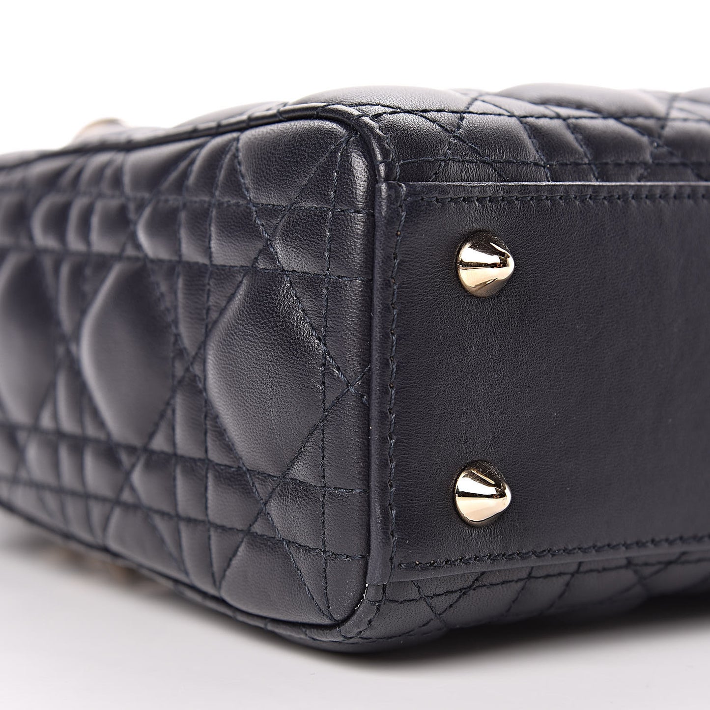 Lambskin Cannage Small My Lady Dior Indigo Blue