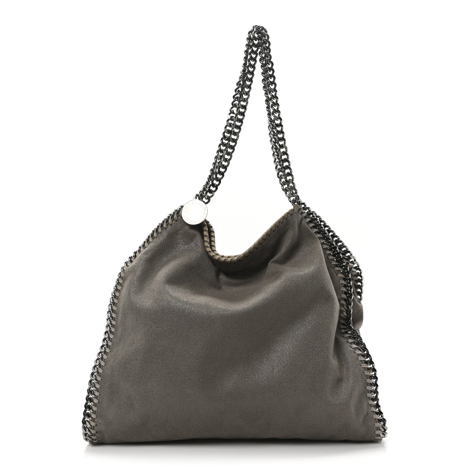 Stella McCartney Shaggy Deer Falabella Fold Over Tote Grey 1 of 9