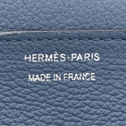 Hermes Evercolor Passant Long Wallet Bleu Brighton 8 of 17