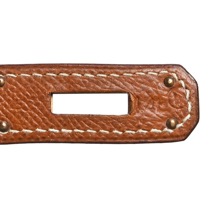Hermes Courchevel Kelly Sellier 28 Gold 6 of 11