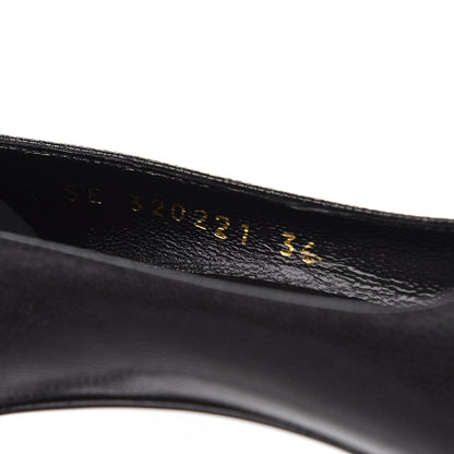 Saint Laurent Grain de Poudre Classic Janis 80 Escarpin Pumps 36 Black 7 of 9