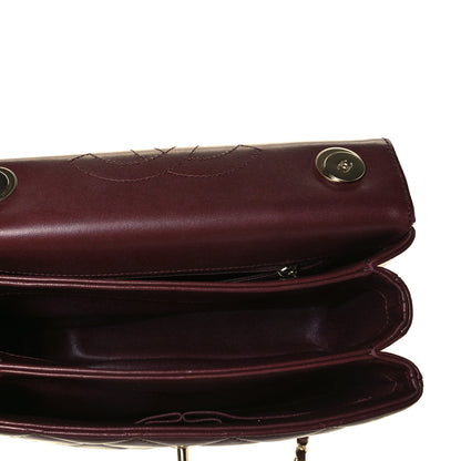 Chanel Lambskin Quilted Small Trendy CC Flap Dual Handle Bag Burgundy 6 of 6