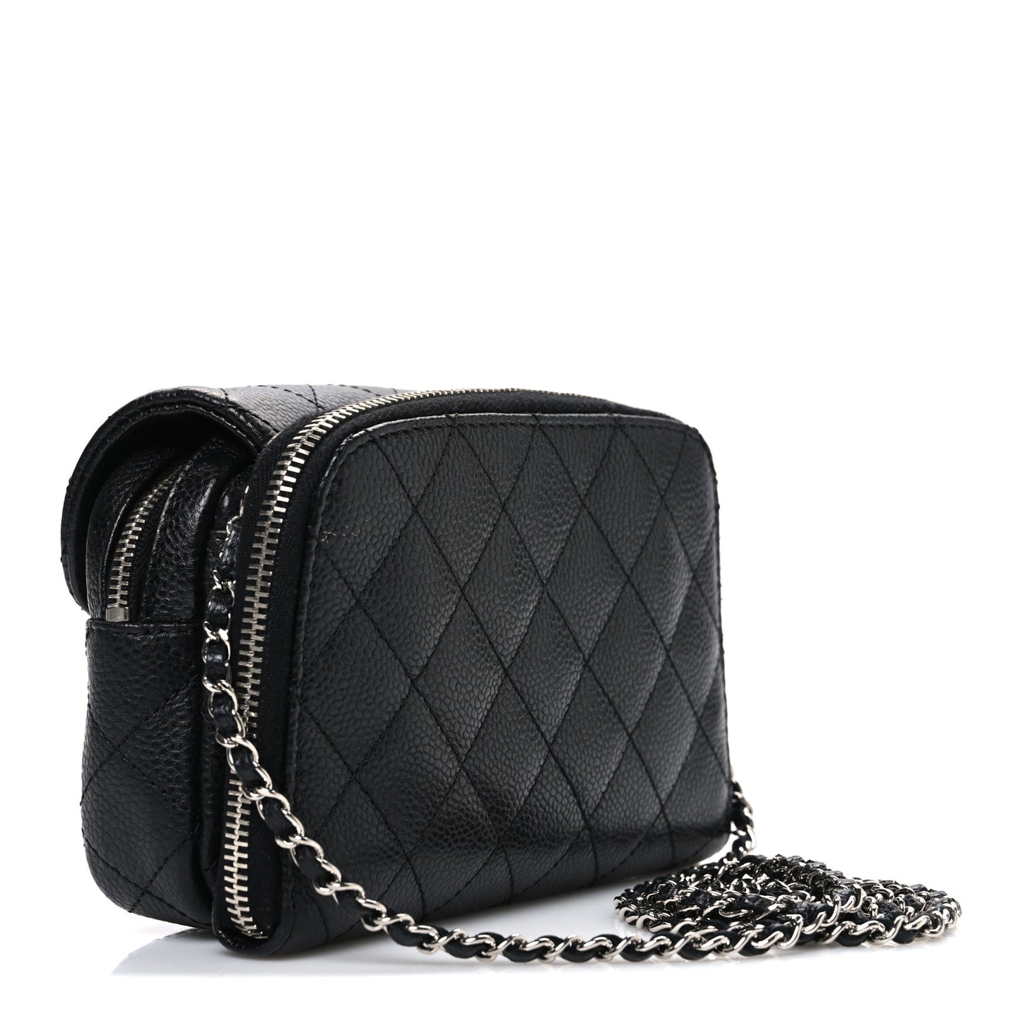 Caviar Quilted New Mini Flap Black