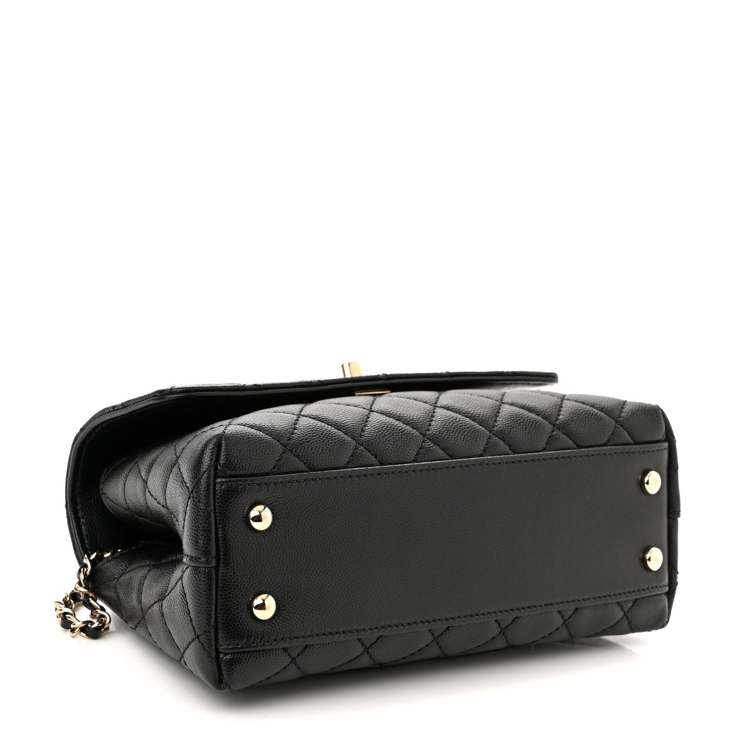 Chanel Caviar Quilted Mini Coco Handle Flap Black 4 of 10