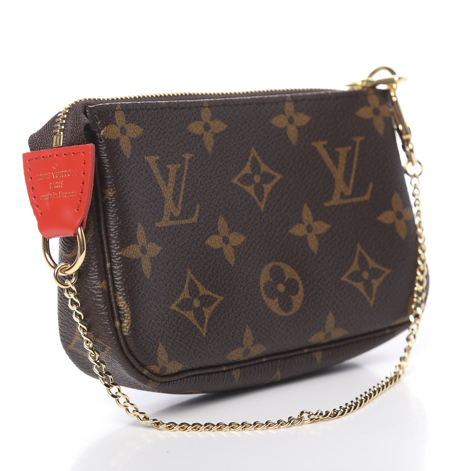 Louis Vuitton Monogram 2020 Christmas Animation Bumper Cars Mini Pochette Accessories Coquelicot 3 of 8