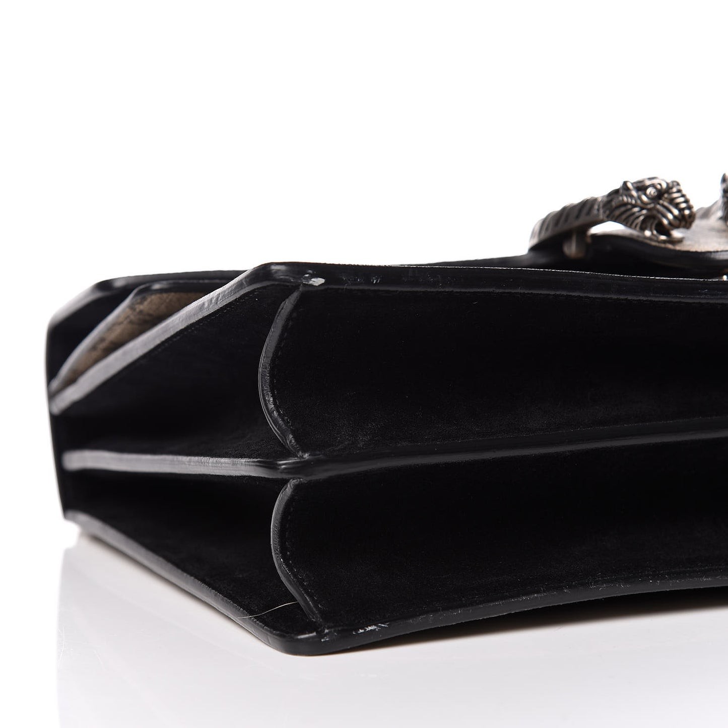 GG Supreme Monogram Medium Dionysus Shoulder Bag Black