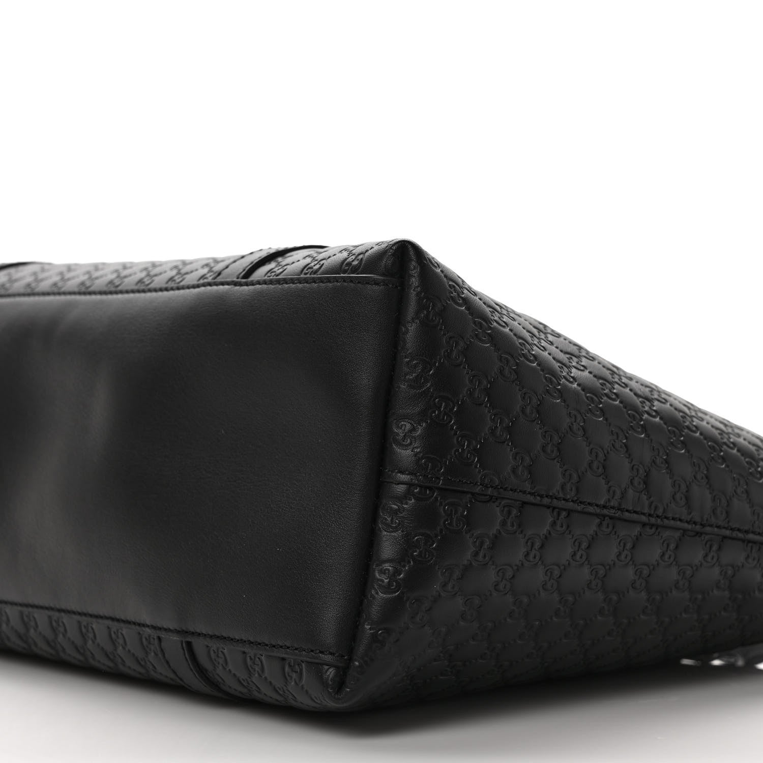 Gucci Soft Microguccissima Small Zippered Satchel Black 9 of 9
