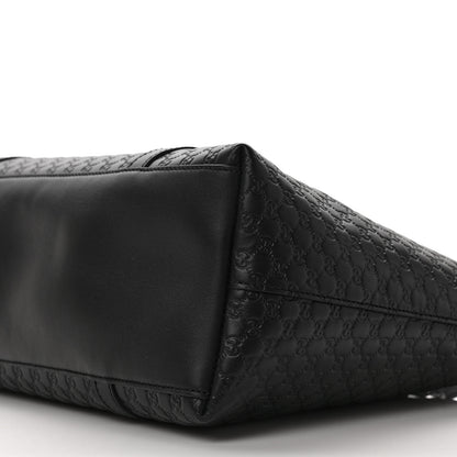 Gucci Soft Microguccissima Small Zippered Satchel Black 9 of 9