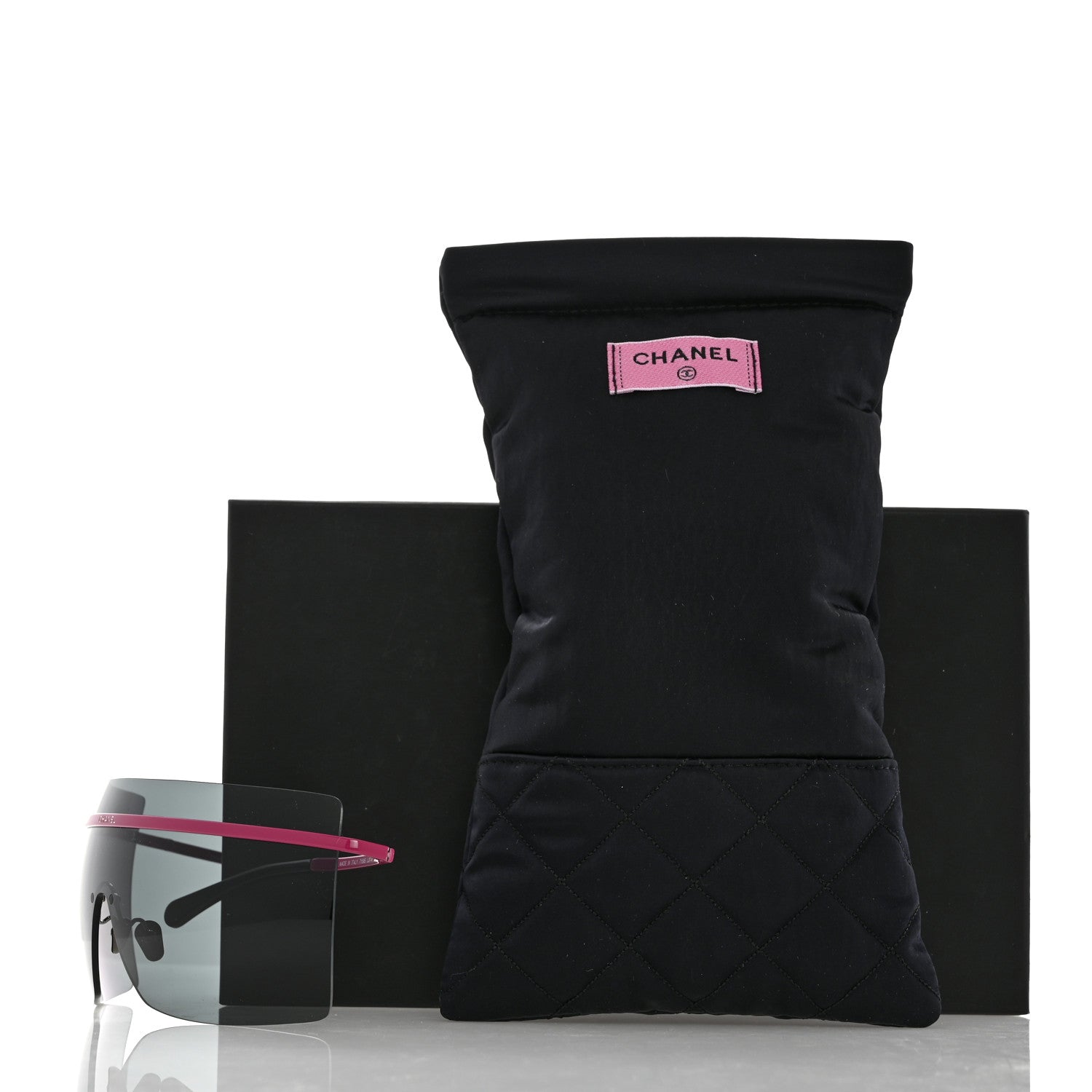 Chanel Metal Shield Sunglasses L3741 Pink 8 of 8