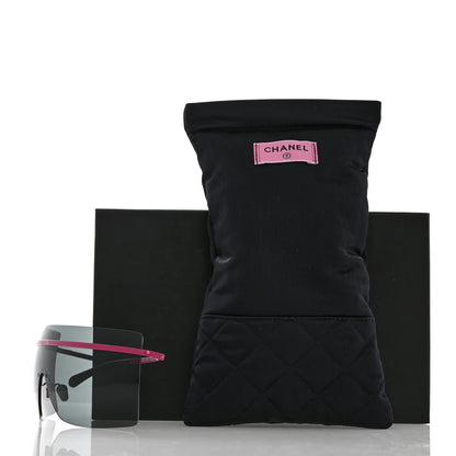Chanel Metal Shield Sunglasses L3741 Pink 8 of 8