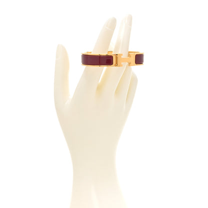 Hermes Enamel Narrow Clic Clac H PM Bracelet Muscat 2 of 5