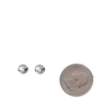 Louis Vuitton 18K White Gold Clous Ear Studs Earrings 2 of 6