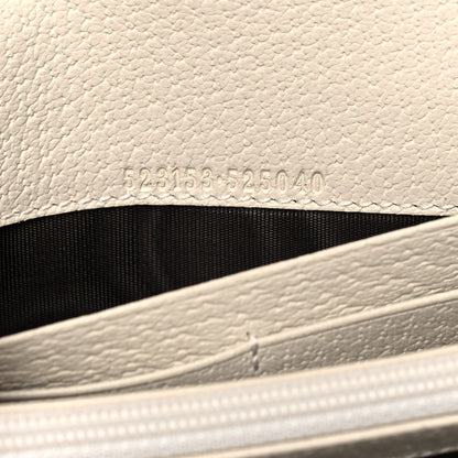Gucci GG Supreme Monogram Flora Web Ophidia Continental Wallet White 6 of 9