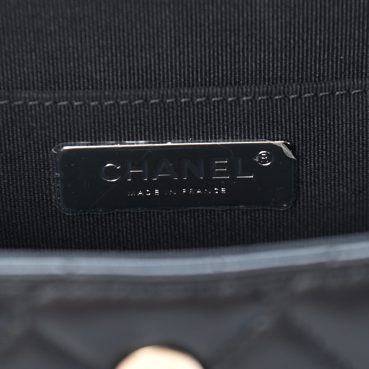 Lambskin Quilted Small Box Bag Black