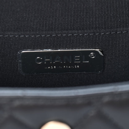 Chanel Lambskin Quilted Small Box Bag Black 6 of 13