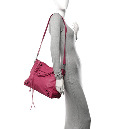 Balenciaga Agneau Classic Hardware Velo Cyclamen Fucsia 2 of 14