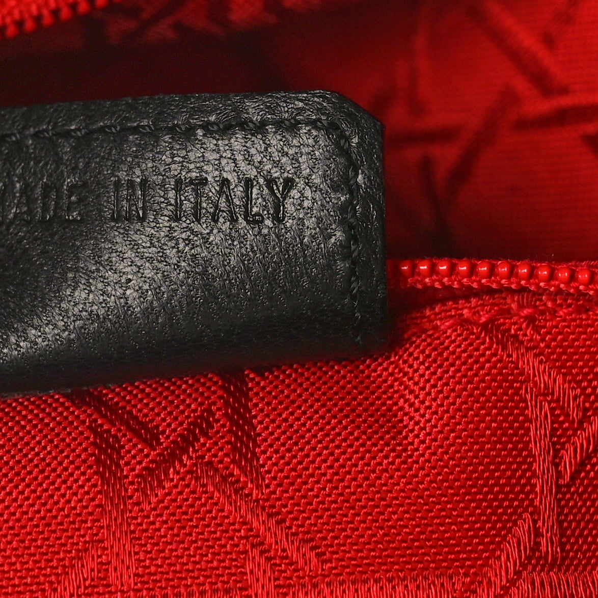 Christian Dior CHRISTIAN DIOR Lambskin Cannage Medium Lady Dior Black 7 of 11