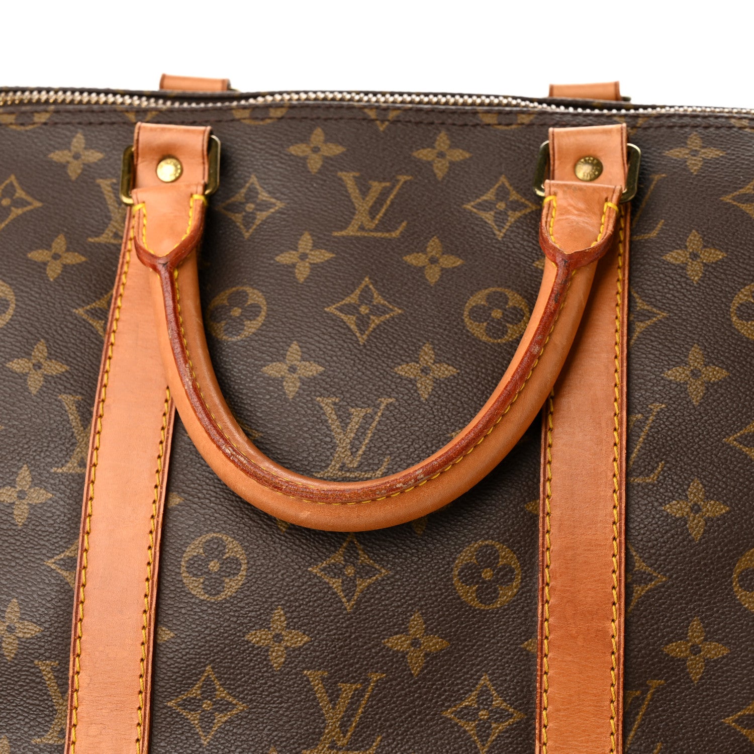 Louis Vuitton Monogram Keepall Bandouliere 55 14 of 16