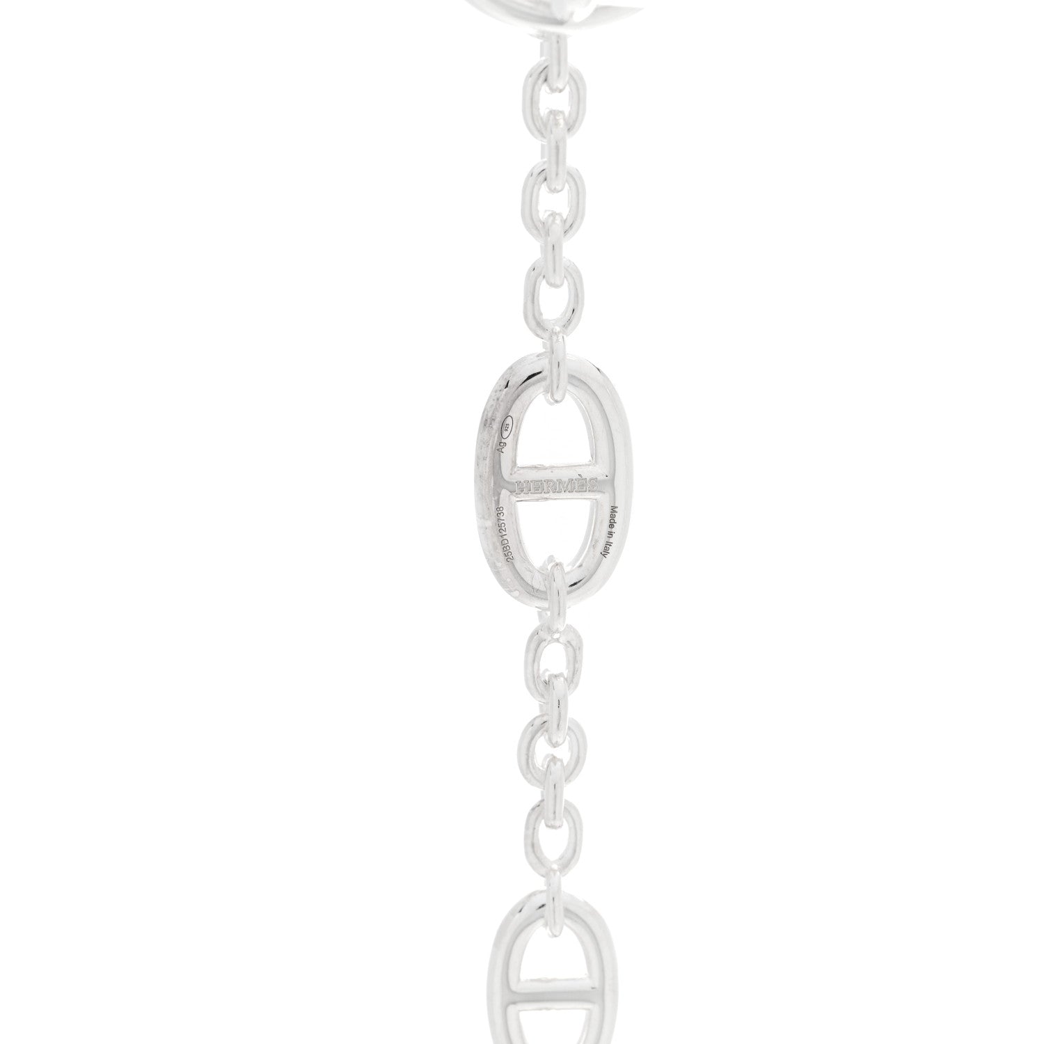 Hermes Sterling Silver Farandole Necklace 120 4 of 5