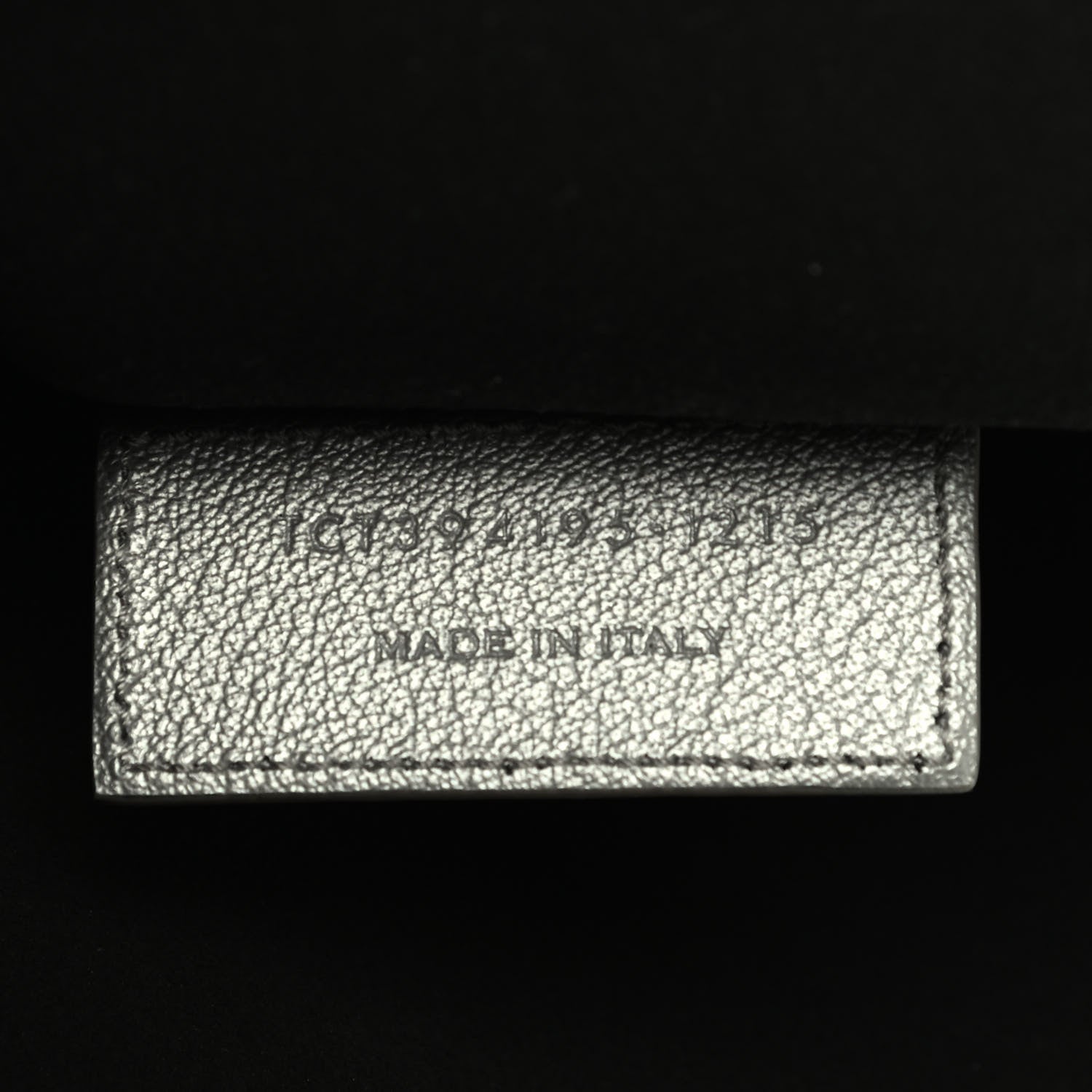 Saint Laurent Metallic Calfskin Large Shopping Tote Silver 7 of 9
