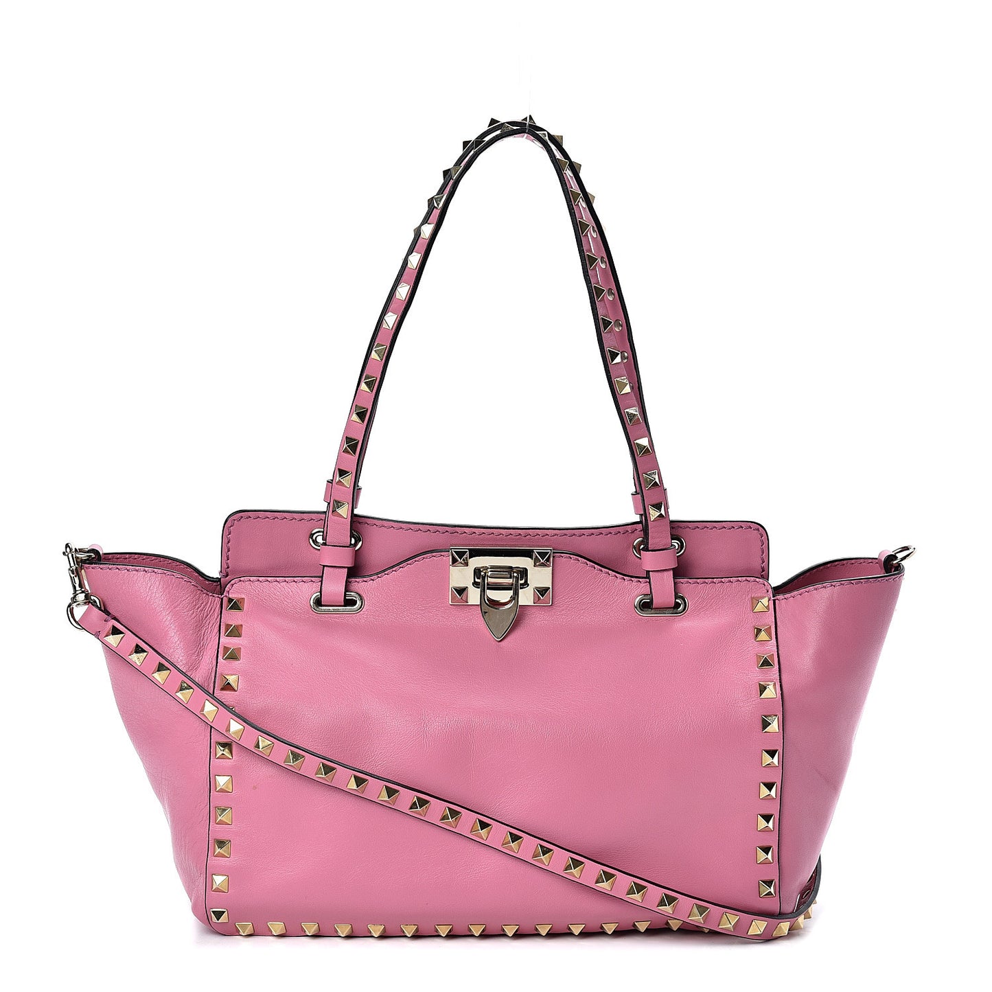 Vitello Small Rockstud Tote Ninphea
